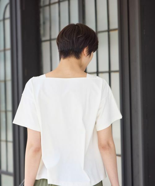 CARA O CRUZ / キャラ・オ・クルス Tシャツ | 【UVケア 吸水速乾 洗える】 胸刺繍Tシャツ | 詳細4