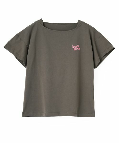 CARA O CRUZ / キャラ・オ・クルス Tシャツ | 【UVケア 吸水速乾 洗える】 胸刺繍Tシャツ（グレー系）