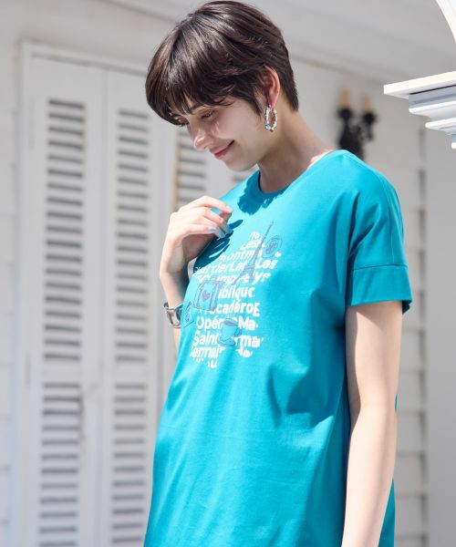 CARA O CRUZ / キャラ・オ・クルス Tシャツ | 【接触冷感】フランス旅Tシャツ | 詳細11