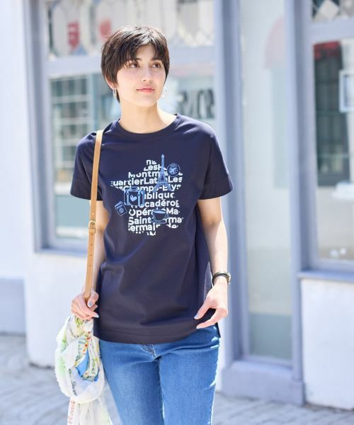 CARA O CRUZ / キャラ・オ・クルス Tシャツ | 【接触冷感】フランス旅Tシャツ | 詳細12