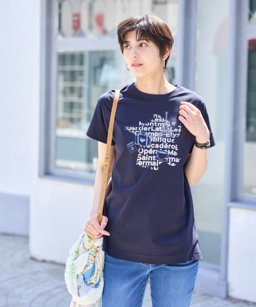 CARA O CRUZ / キャラ・オ・クルス Tシャツ | 【接触冷感】フランス旅Tシャツ | 詳細13