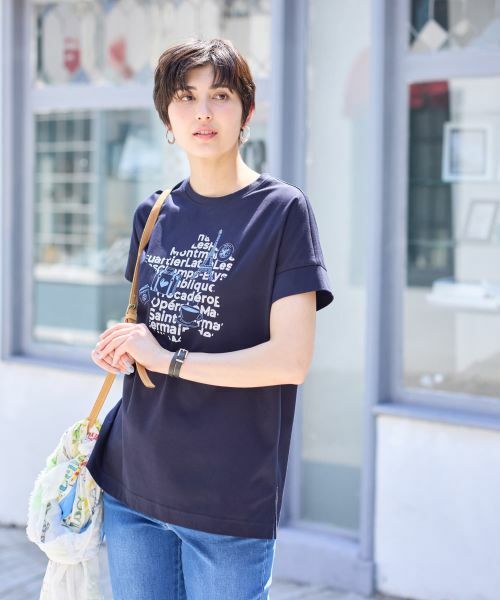CARA O CRUZ / キャラ・オ・クルス Tシャツ | 【接触冷感】フランス旅Tシャツ | 詳細14