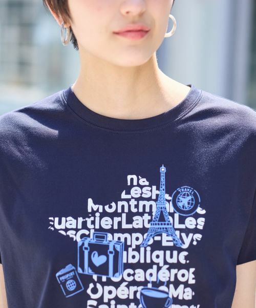 CARA O CRUZ / キャラ・オ・クルス Tシャツ | 【接触冷感】フランス旅Tシャツ | 詳細30