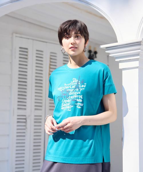 CARA O CRUZ / キャラ・オ・クルス Tシャツ | 【接触冷感】フランス旅Tシャツ | 詳細9