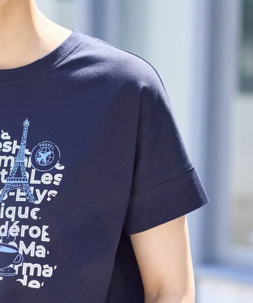 CARA O CRUZ / キャラ・オ・クルス Tシャツ | 【接触冷感】フランス旅Tシャツ | 詳細22