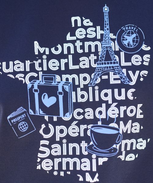 CARA O CRUZ / キャラ・オ・クルス Tシャツ | 【接触冷感】フランス旅Tシャツ | 詳細24