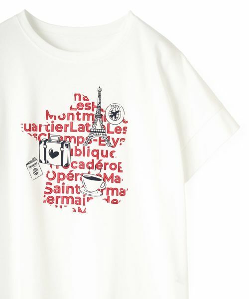 CARA O CRUZ / キャラ・オ・クルス Tシャツ | 【接触冷感】フランス旅Tシャツ | 詳細30