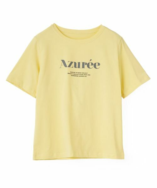 CARA O CRUZ / キャラ・オ・クルス Tシャツ | ラバープリントTシャツ(レモンイエロー系)