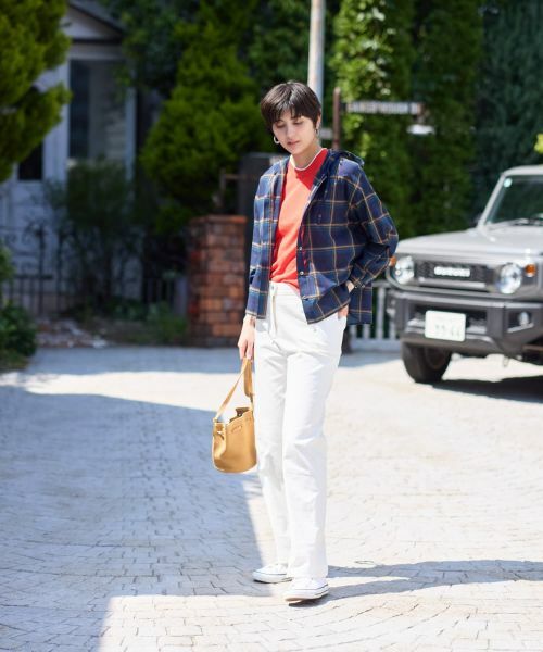 CARA O CRUZ / キャラ・オ・クルス シャツ・ブラウス | 洗える フーデットチェックシャツ | 詳細9