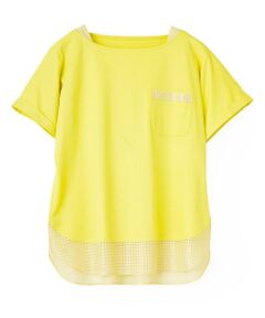 CARA O CRUZ / キャラ・オ・クルス Tシャツ | メッシュ切替ワンポケットカットソー【CoC by CARA O CRUZ】