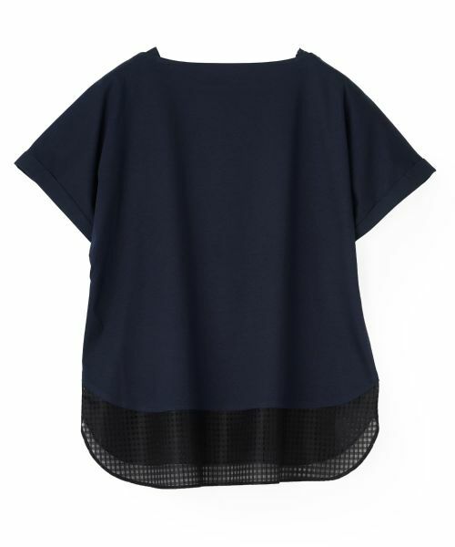 CARA O CRUZ / キャラ・オ・クルス Tシャツ | メッシュ切替ワンポケットカットソー【CoC by CARA O CRUZ】 | 詳細2