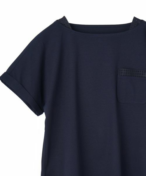 CARA O CRUZ / キャラ・オ・クルス Tシャツ | メッシュ切替ワンポケットカットソー【CoC by CARA O CRUZ】 | 詳細3