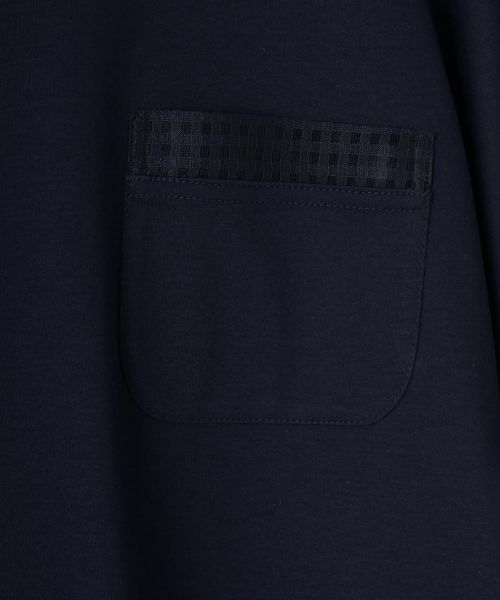 CARA O CRUZ / キャラ・オ・クルス Tシャツ | メッシュ切替ワンポケットカットソー【CoC by CARA O CRUZ】 | 詳細4