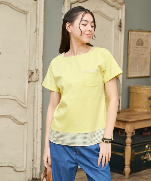 CARA O CRUZ / キャラ・オ・クルス Tシャツ | 【接触冷感】メッシュ切替Tシャツ【CoC by CARA O CRUZ】 | 詳細1