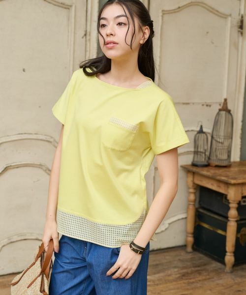 CARA O CRUZ / キャラ・オ・クルス Tシャツ | 【接触冷感】メッシュ切替Tシャツ【CoC by CARA O CRUZ】 | 詳細3