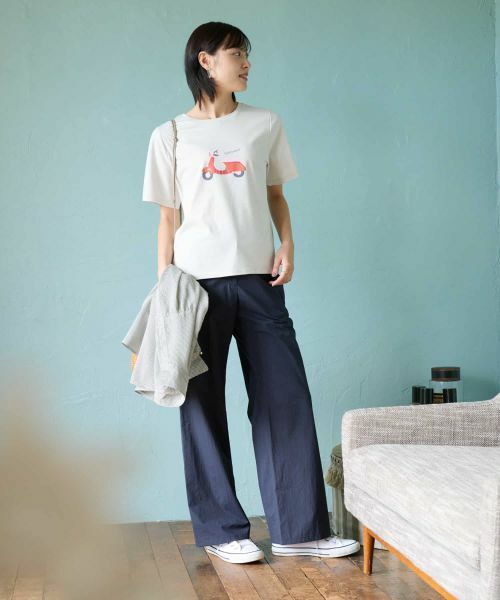 CARA O CRUZ / キャラ・オ・クルス Tシャツ | 【接触冷感】スクーターTシャツ【CoC by CARA O CRUZ】 | 詳細12