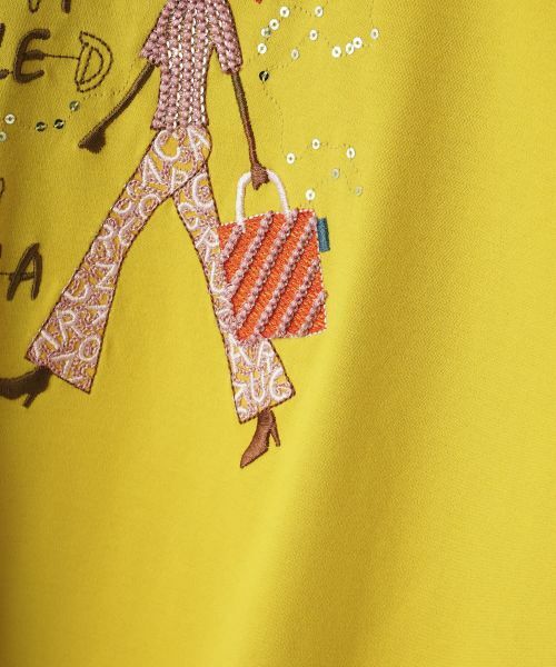 CARA O CRUZ / キャラ・オ・クルス カットソー | 【接触冷感】ガールモチーフTシャツ | 詳細20