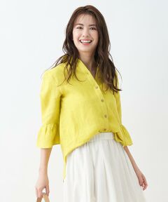 ＊＊CARA O CRUZ__ / キャラ・オ・クルス シャツ・ブラウス | 洗える 麻シャツ