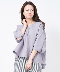 ＊＊CARA O CRUZ__ / キャラ・オ・クルス シャツ・ブラウス | タックブラウス