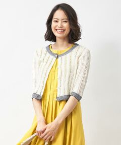 ＊＊CARA O CRUZ__ / キャラ・オ・クルス カーディガン・ボレロ | トリミングカーディガン