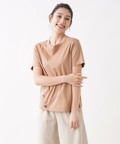 ＊＊CARA O CRUZ__ / キャラ・オ・クルス カットソー | サイドボタンTシャツ