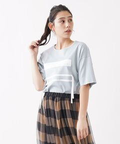 ＊＊CARA O CRUZ__ / キャラ・オ・クルス カットソー | グログランリボンTシャツ