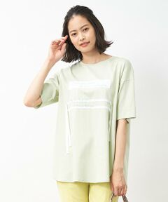 ＊＊CARA O CRUZ__ / キャラ・オ・クルス カットソー | グログランリボンTシャツ