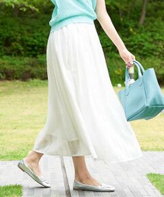 ＊＊CARA O CRUZ__ / キャラ・オ・クルス ミニ・ひざ丈スカート | 洗える フレアスカート