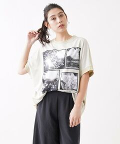 ＊＊CARA O CRUZ__ / キャラ・オ・クルス カットソー | モノクロビッグTシャツ