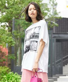 ＊＊CARA O CRUZ__ / キャラ・オ・クルス カットソー | モノクロビッグTシャツ