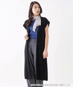 ＊＊CARA O CRUZ__ / キャラ・オ・クルス カーディガン・ボレロ | フレンチスリーブロングカーディガン