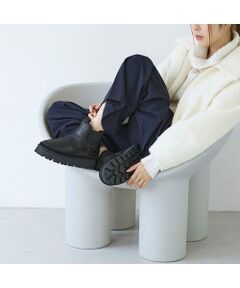 carino / カリーノ ブーツ（ショート丈） | 本革ムートン　サイドゴアショートブーツ