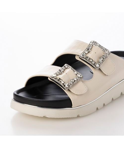carino / カリーノ サンダル | 厚底ビジューバックルサンダル | 詳細6