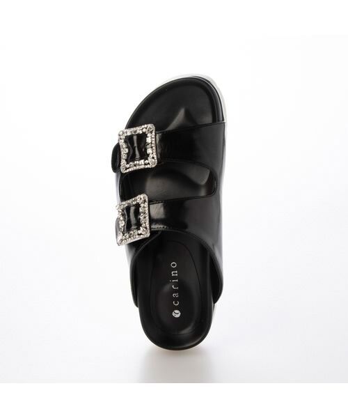 carino / カリーノ サンダル | 厚底ビジューバックルサンダル | 詳細13