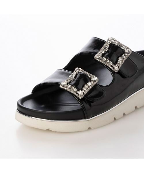 carino / カリーノ サンダル | 厚底ビジューバックルサンダル | 詳細15