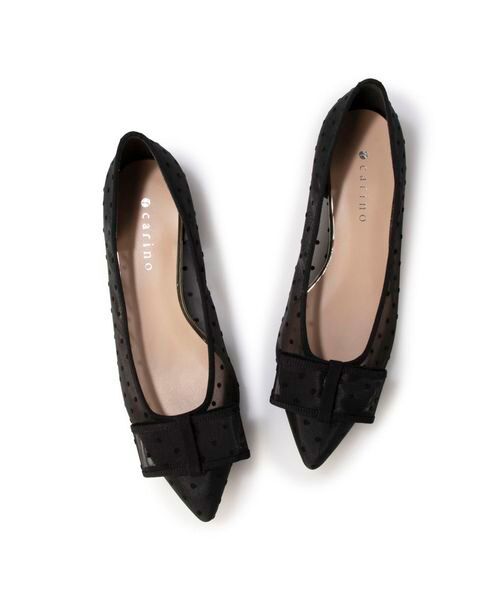 carino / カリーノ フラットシューズ | ドットチュールパンプス | 詳細1