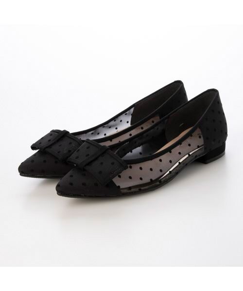 carino / カリーノ フラットシューズ | ドットチュールパンプス | 詳細2