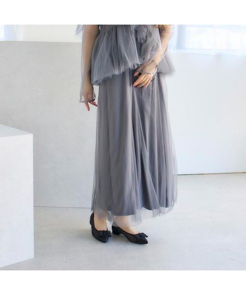 carino / カリーノ フラットシューズ | ドットチュールパンプス | 詳細8