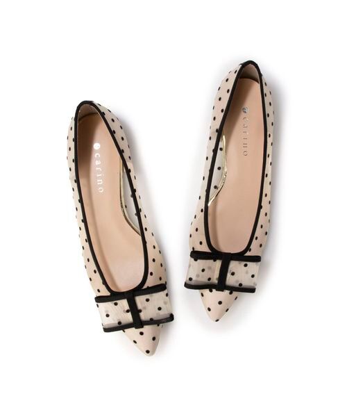 carino / カリーノ フラットシューズ | ドットチュールパンプス | 詳細12