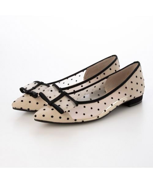 carino / カリーノ フラットシューズ | ドットチュールパンプス | 詳細13