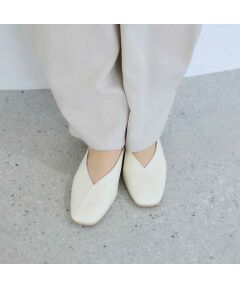 carino / カリーノ フラットシューズ | スクエアトゥプラットパンプス