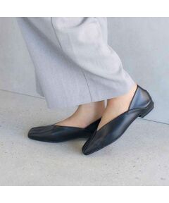 carino / カリーノ フラットシューズ | スクエアトゥプラットパンプス