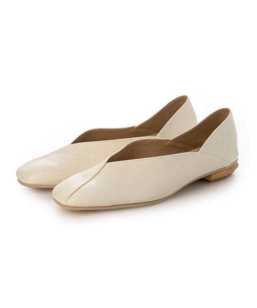 carino / カリーノ フラットシューズ | スクエアトゥプラットパンプス | 詳細1