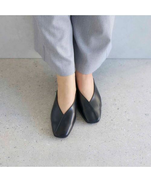 carino / カリーノ フラットシューズ | スクエアトゥプラットパンプス | 詳細18