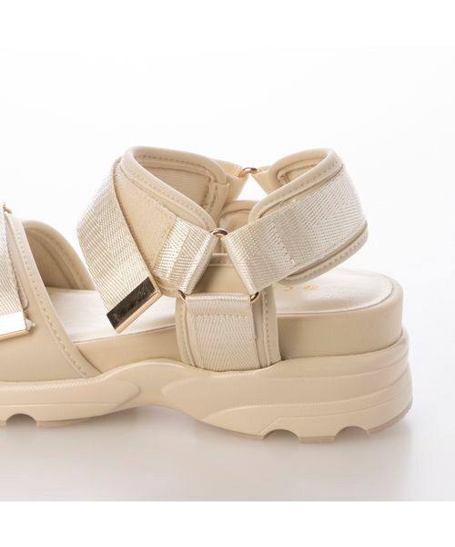carino / カリーノ サンダル | 厚底クロスベルトスポーツサンダル | 詳細5