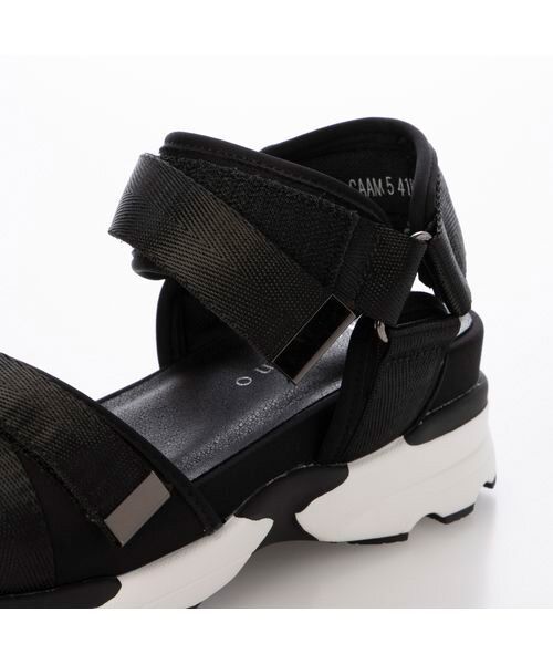 carino / カリーノ サンダル | 厚底クロスベルトスポーツサンダル | 詳細10