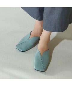 carino / カリーノ サンダル | Vカットラインスクエアトゥミュール