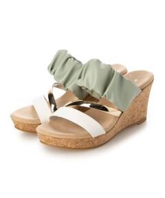 carino / カリーノ サンダル | ギャザーサンダル