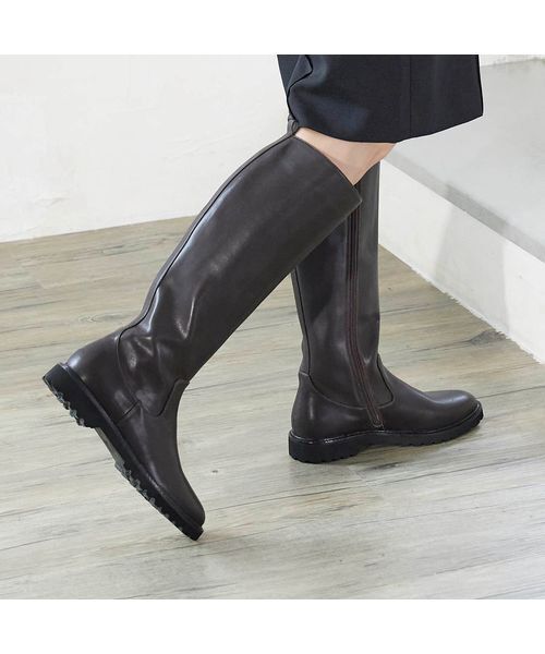 carino / カリーノ ブーツ（ロング丈） | 【レイン対応】タンクソールロングブーツ | 詳細7