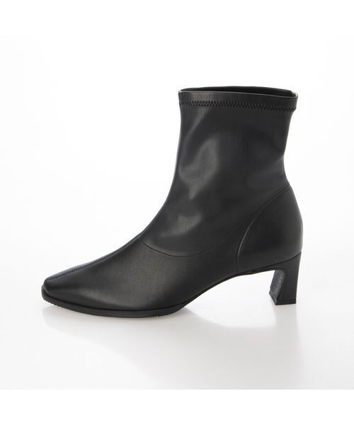 carino / カリーノ ブーツ（ショート丈） | 【レイン対応】フレアヒールストレッチブーツ | 詳細2